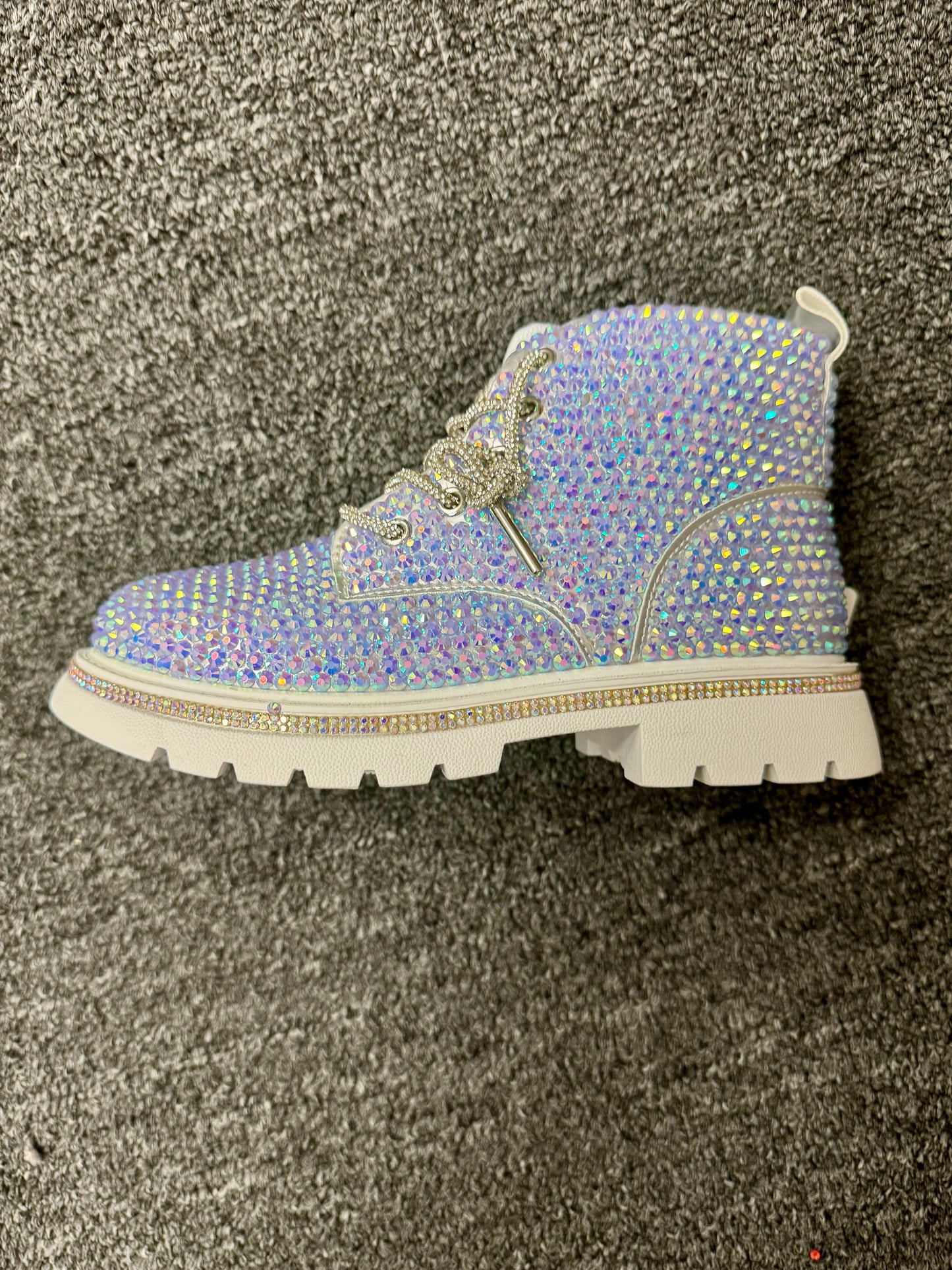 Girls Hologram Sparkle Boots