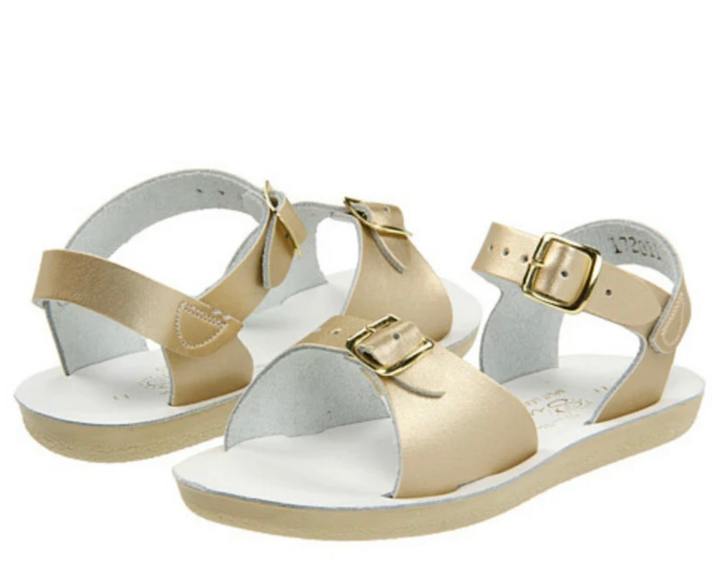 Kids Gold Sun San Sandals