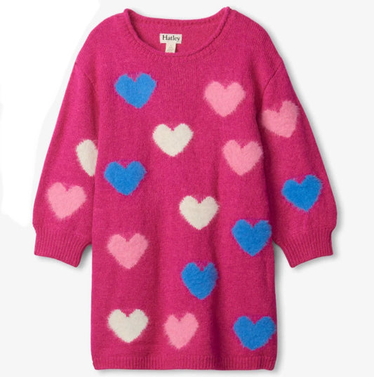 Magic Hearts Easy Sweater Dress