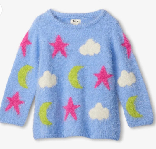 Celestial Fuzzy Sky Sweater